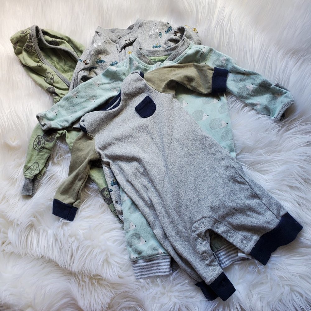 Carter's & Cloud Island Infant Onesie Bundle SZ 3 Months